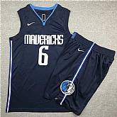 Mavericks 6 Kristaps Porzingis Navy Nike Swingman Jersey(With Shorts),baseball caps,new era cap wholesale,wholesale hats